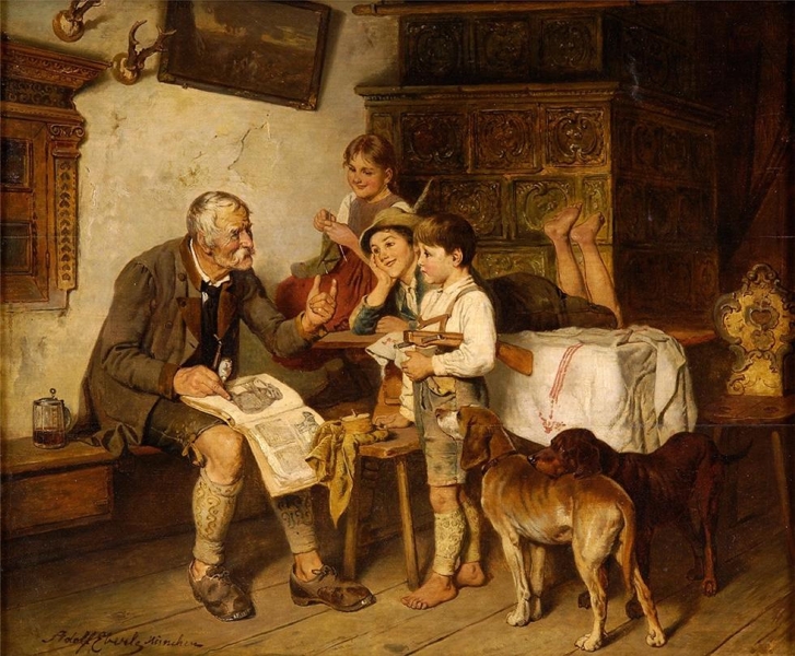 The Natural History Lesson by Adolf Eberle