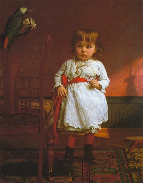 The Parrot Caught the Birdie by Seymour Joseph Guy