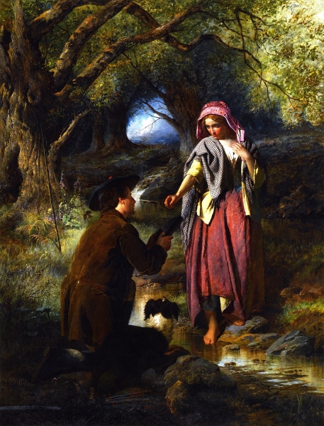 The Parting of Burns and His Highland Mary by Thomas