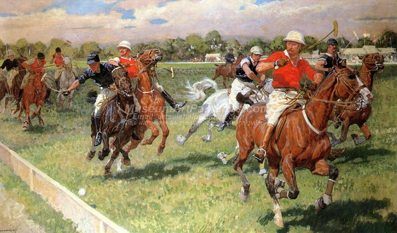 The Polo Game by Ludwig Koch