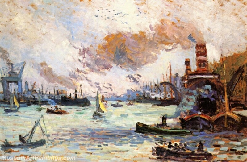 The Port of Rotterdam 1 Painting