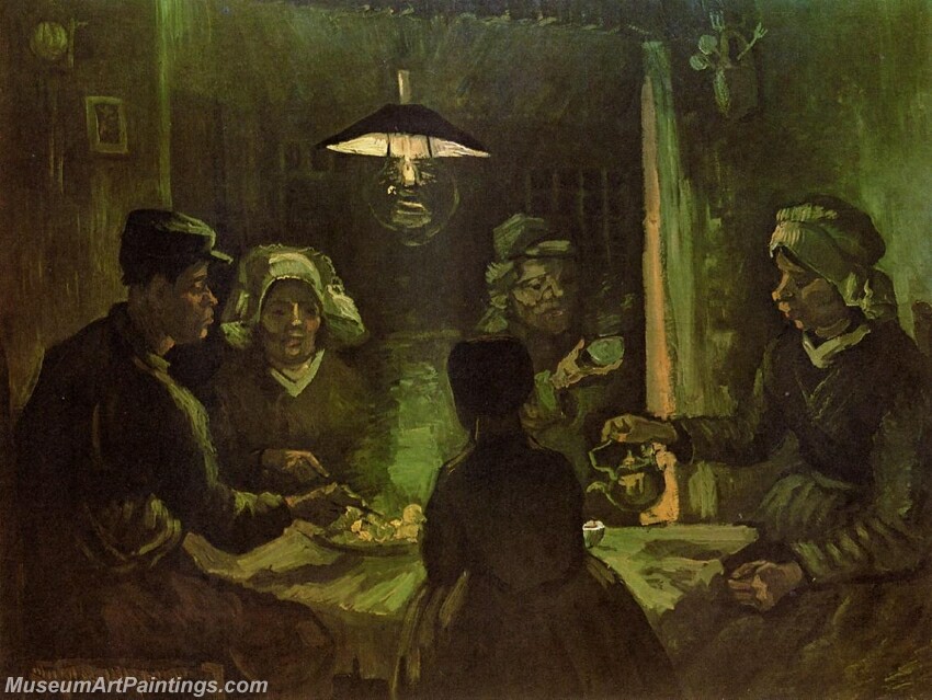 The Potato Eaters Painting