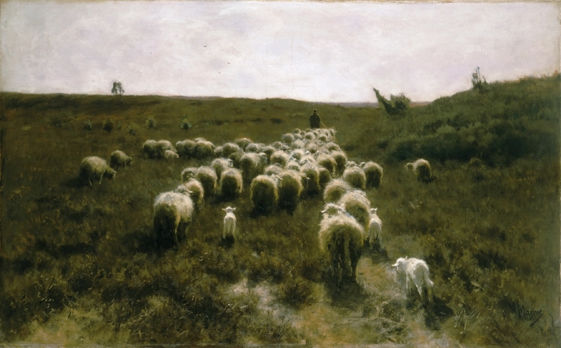 The Return of the Flock Laren by Anton Mauve