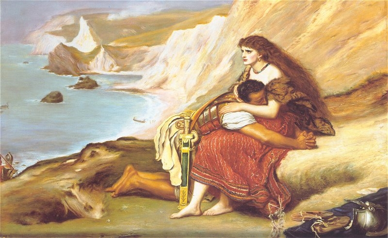 The Romans Leaving Britain by Sir John Everett Millais
