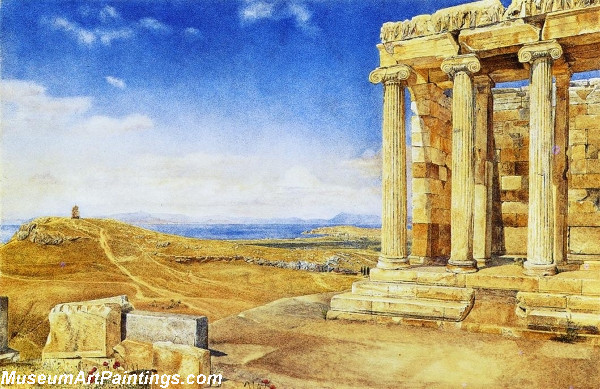 The Temple of Athena Nike on nthe Acropolis by Henry Roderick Newman