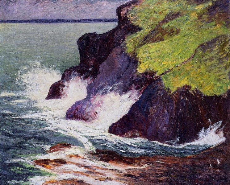 The Three Cliffs by Maxime Maufra