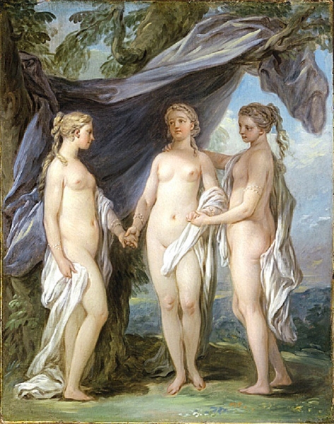 The Three Graces by Carle van Loo