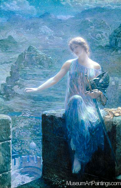 The Valkyries Vigil by Edward Robert Hughes