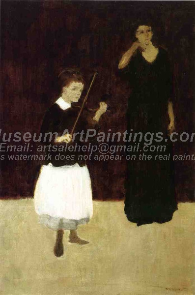 The Violin Lesson Arthur B Davies