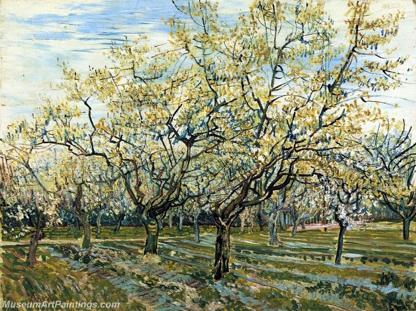The White Orchard Painting