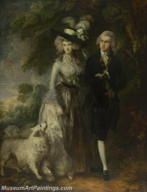 Thomas Gainsborough Mr and Mrs William Hallett The Morning Walk Painting