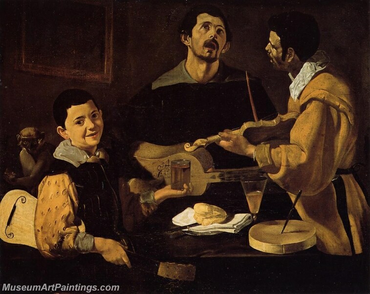Three Musicians Painting