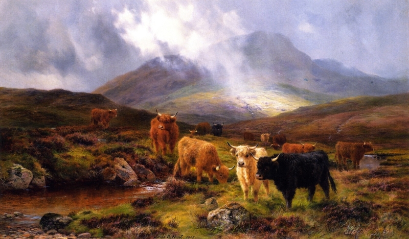 Through the Glen by Louis Bosworth Hurt