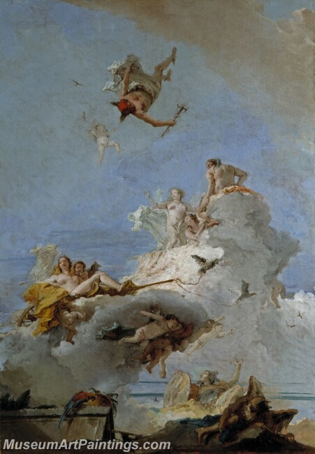 Tiepolo Giambattista El Olimpo o Triunfo de Venus Painting
