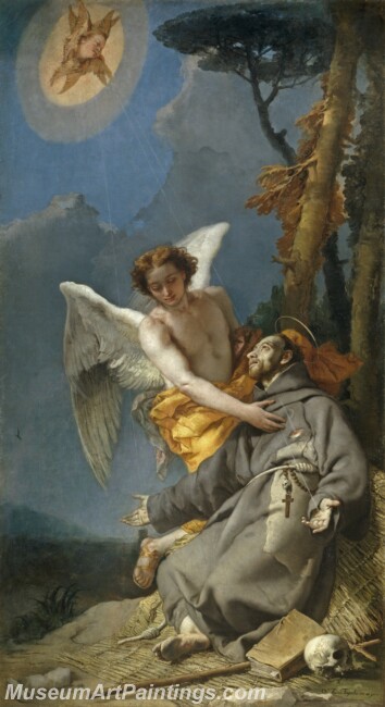 Tiepolo Giambattista Estigmatizacion de San Francisco Painting