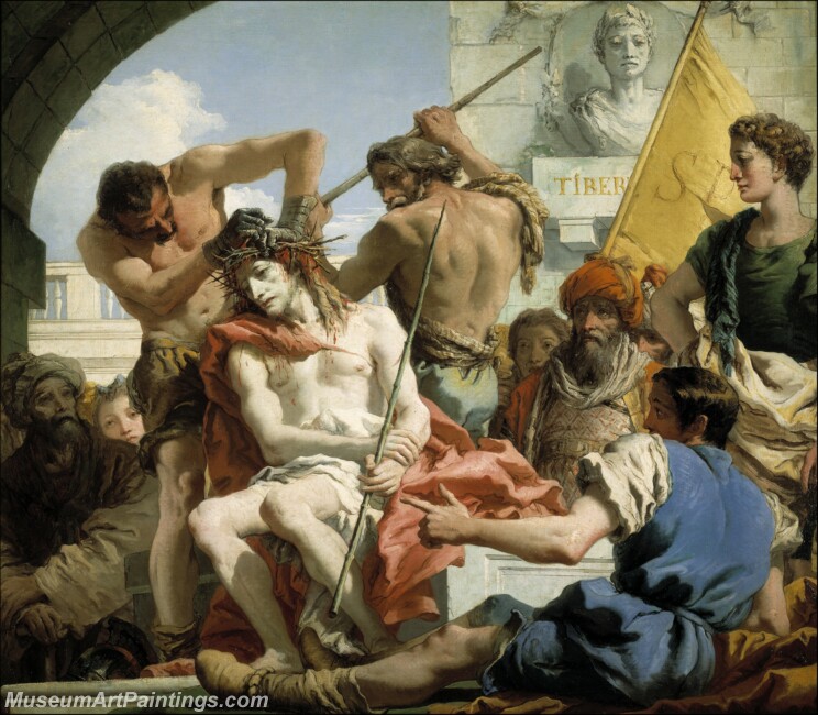Tiepolo Giandomenico Coronacion de espinas Painting
