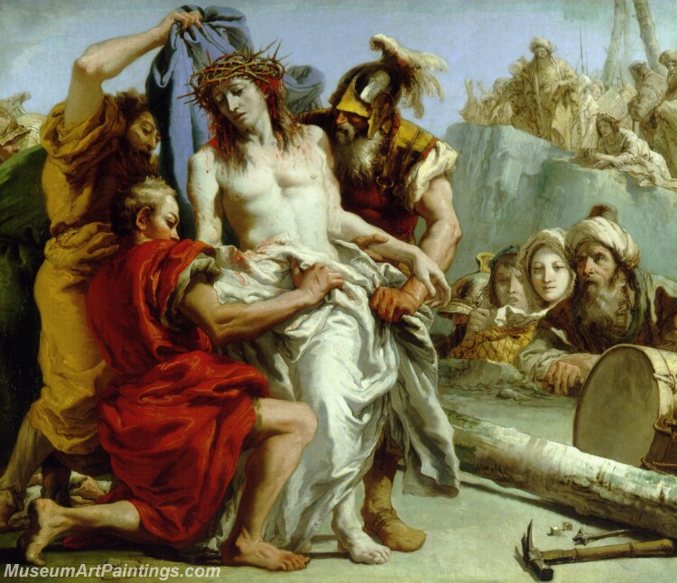 Tiepolo Giandomenico El Epolio de Cristo Painting