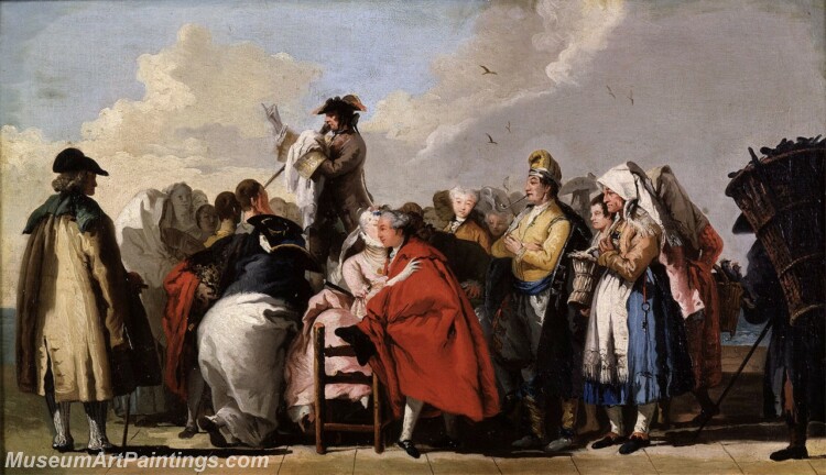 Tiepolo Giandomenico El charlatan veneciano Painting