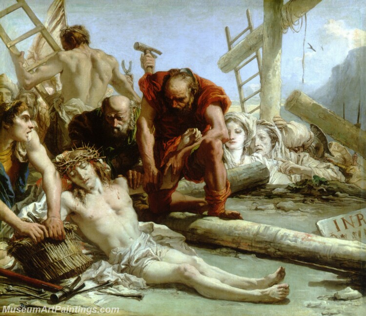 Tiepolo Giandomenico La Crucifiion Painting