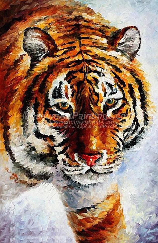 Tiger Oil Paintings 001