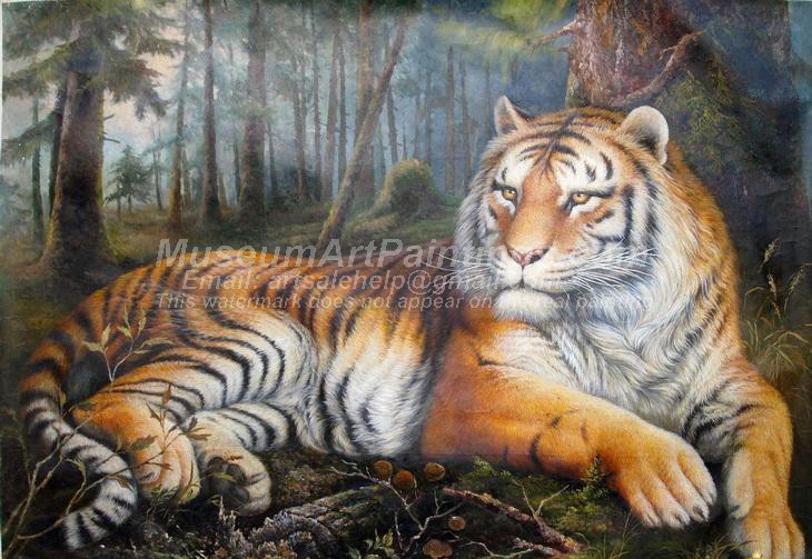 Tiger Oil Paintings 007