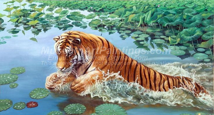 Tiger Oil Paintings 008