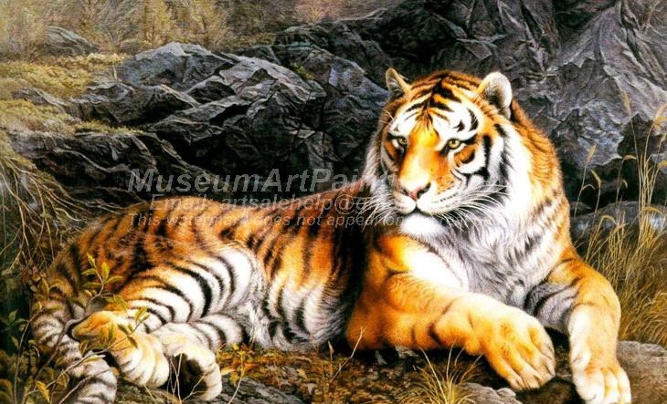 Tiger Oil Paintings 010
