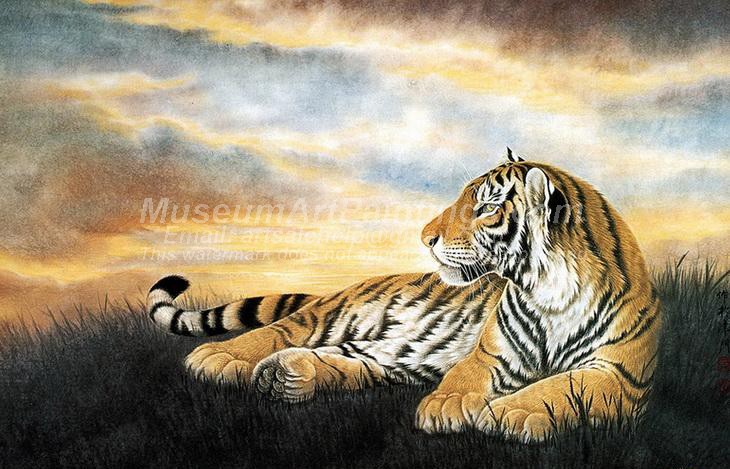 Tiger Oil Paintings 022