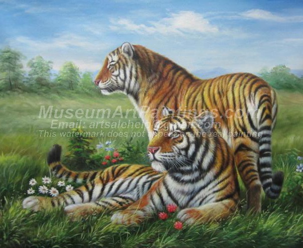Tiger Oil Paintings 025