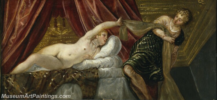 Tintoretto Jacopo Robusti Josey la mujer de Putifar Painting