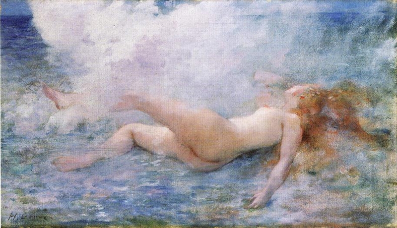 Tossed by a Wave by Henri Gervex