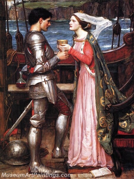 Tristram and Isolde Painting