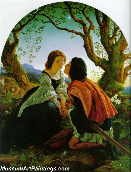 Valentines Day Painting Hesperus the Evening Star Sacred to Lovers