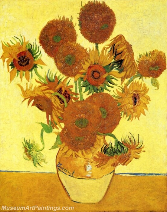 Van Gogh Sunflowers Painting