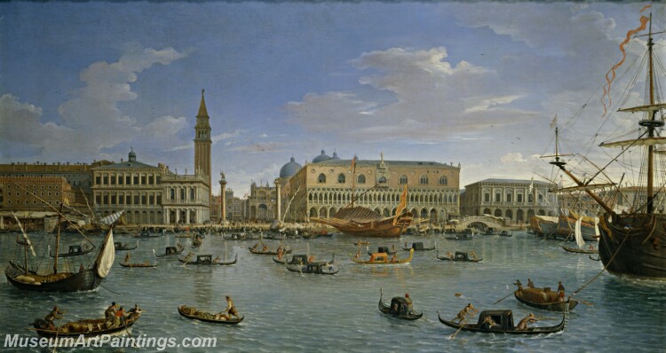 Vanvitelli Gaspare Vista de Venecia desde San Giorgio Painting