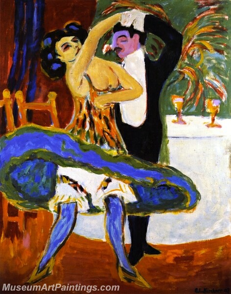 Variete Englisches Tanzpaar Painting