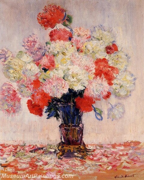 Vase of Peonies Painting