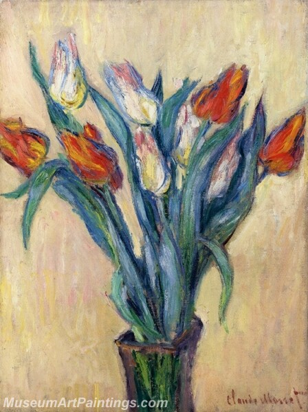 Vase of Tulips Painting
