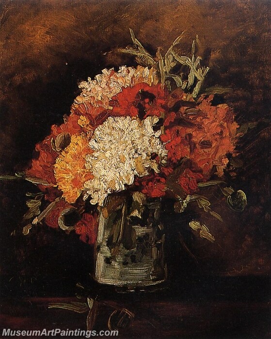 Vase with Carnations Painting