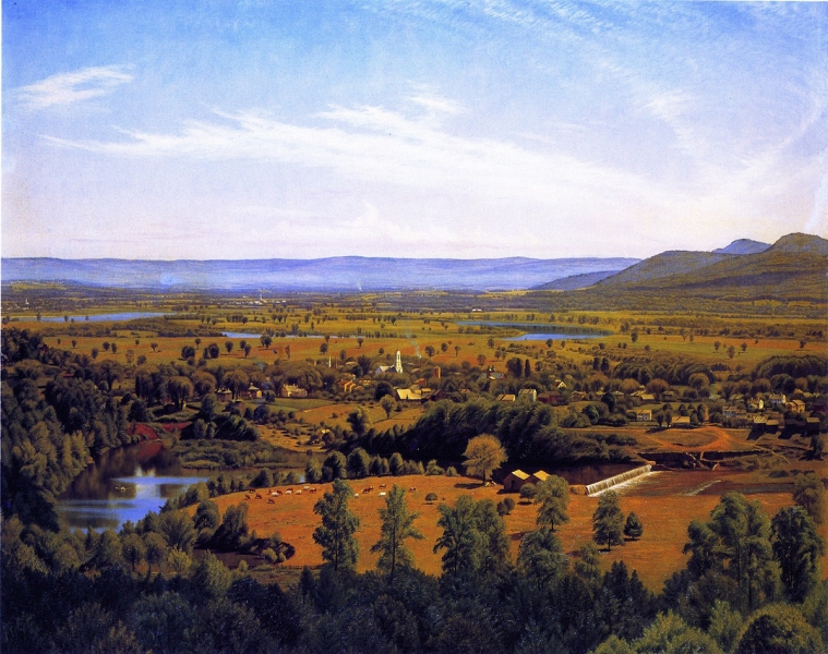 View of Northampton from the Dome of the Hispital by Thomas Farrer