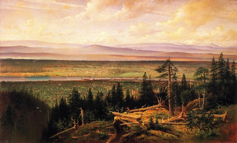 View of Portland Oregon by Olof Grafstrom