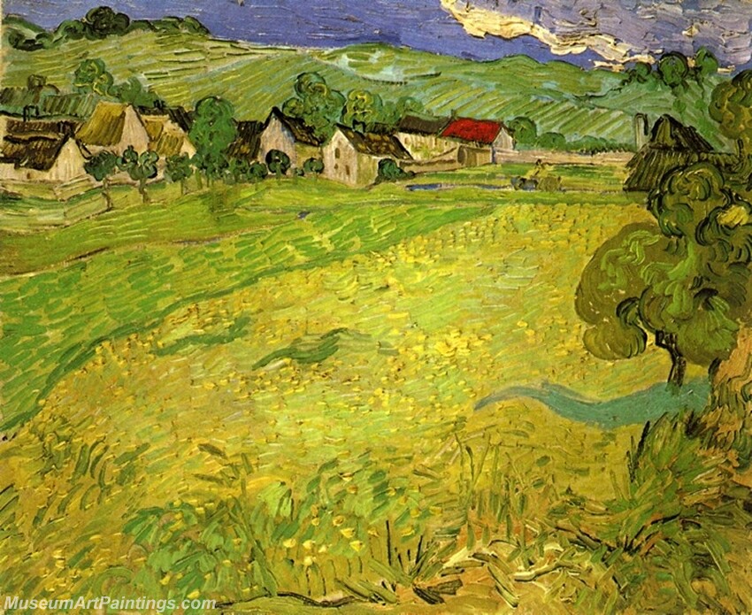 View of Vessenots near Auvers Painting