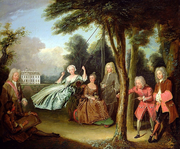 Viscount Tyrconnel with his family by Philipe Mercier