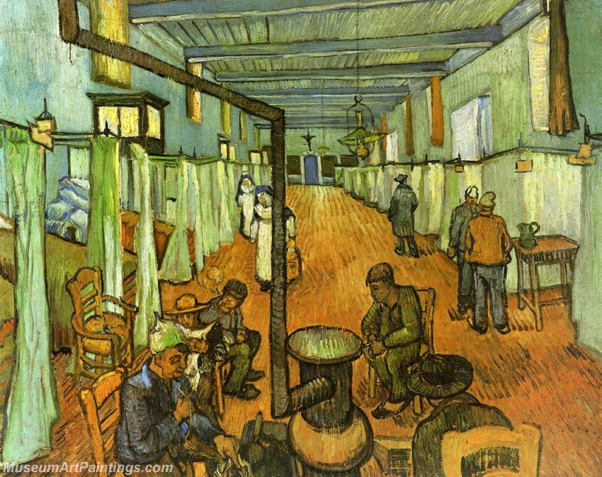 Ward in the Hospital at Arles Painting