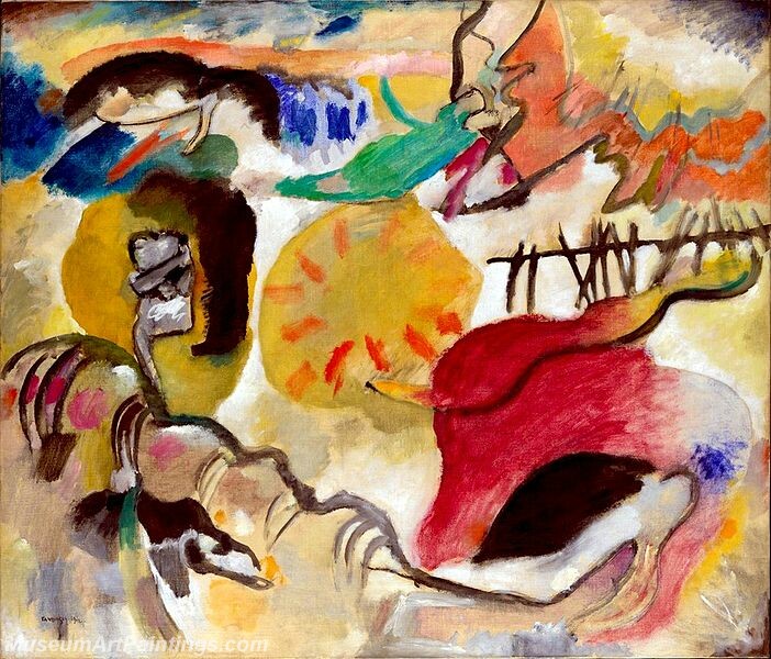 Wassily Kandinsky The Garden of Love Painting