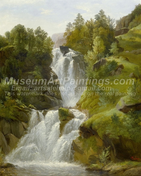 Waterfall by Francois Diday