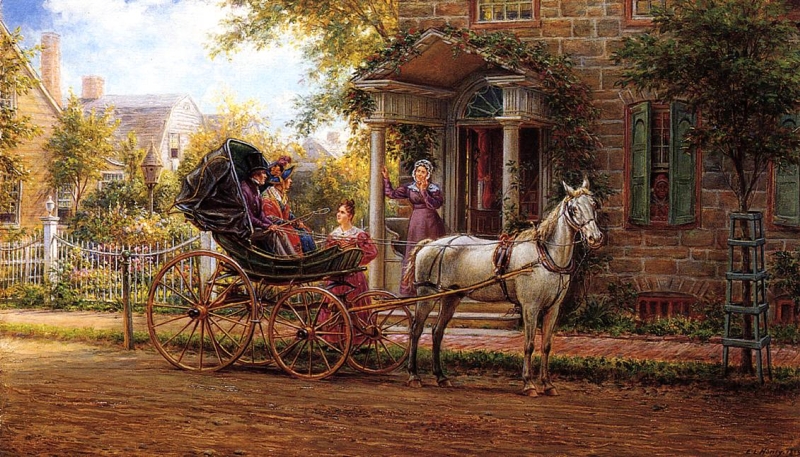 Whats the News by Edward Lamson Henry