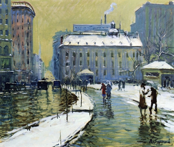 Winter Boston by Arthur Clifton Goodwin