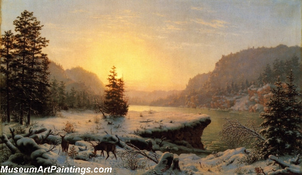 Winter Landscape Painting