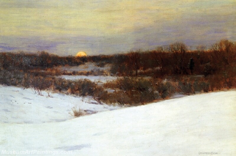Winter Sunrise Painting